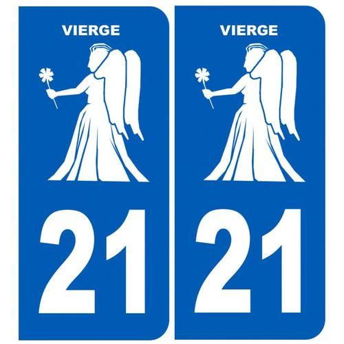 Autocollants : Stickers Immatriculation 21 Horoscope Astrologie De ... on Productcaster.