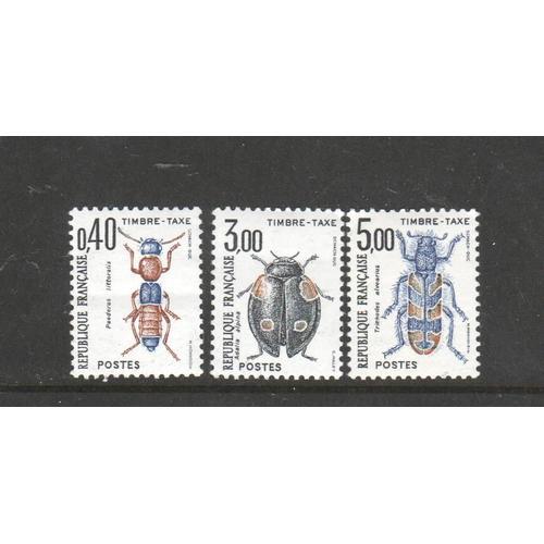 3 Timbres Taxe Neufs France 1983 on Productcaster.