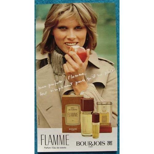 Publicité Papier - Parfum Flamme De Bourjois De 1978 on Productcaster.