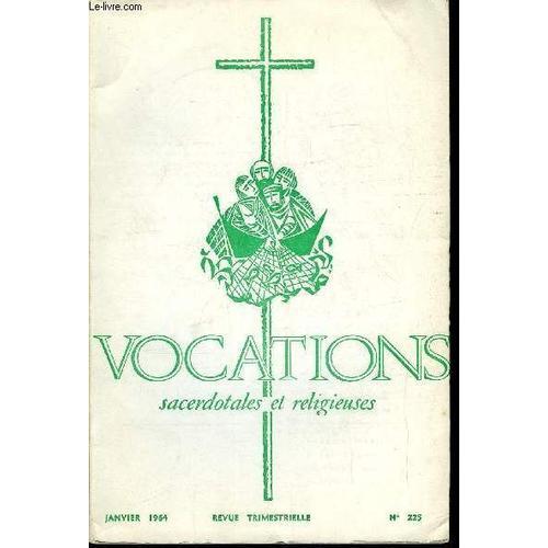 Vocations Sacerdotales Et Religieuses N° 225 - Lettre Apostolique S... on Productcaster.