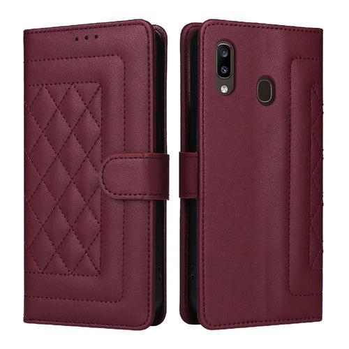 Flip Étui Pour Samsung Galaxy A20/A30 Antichoc Étui En Cuir Portefe... on Productcaster.