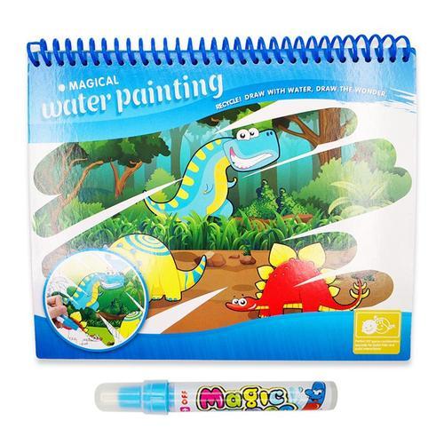 Livre De Dessin Magique À L'eau, Livre De Coloriage Réutilisable, P... on Productcaster.