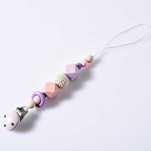 Clips De Sucette En Silicone Coloré Pour Bébé, Chaîne De Sucette Am... on Productcaster.