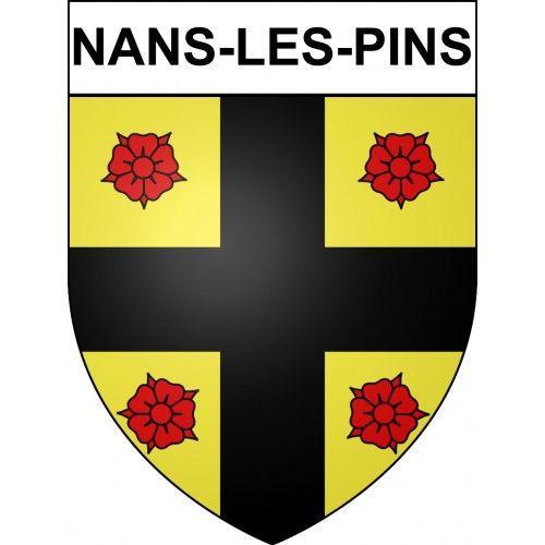 Nans-Les-Pins 83 Ville Sticker Blason Écusson Autocollant Adhésif -... on Productcaster.