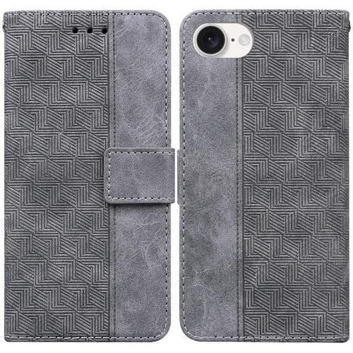 Flip Étui Pour Iphone Se4 2024 Géométrique En Relief Cuir Pu Premiu... on Productcaster.