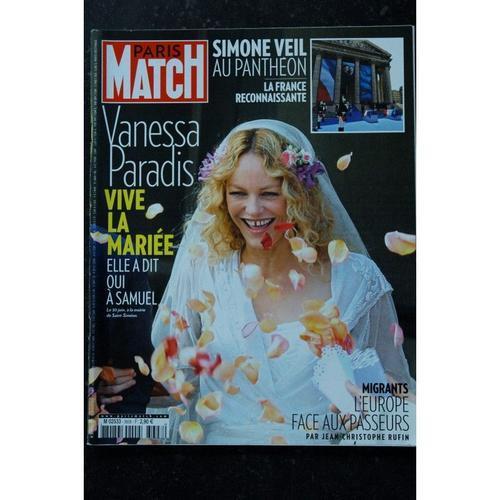 Paris Match N? 3608 05 Juillet 2018 Vanessa Paradis Cover + 6 P. Br... on Productcaster.