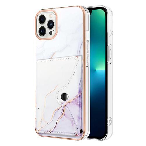 Étui Pour Iphone 14 Pro Marbre Portefeuille Slim Pare-Chocs En Tpu ... on Productcaster.