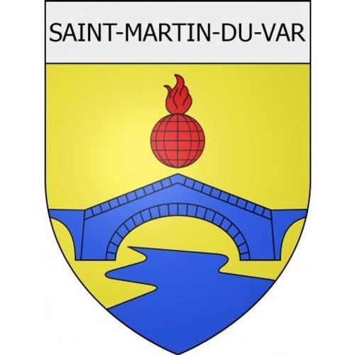 Saint-Martin-Du-Var 06 Ville Stickers Blason Autocollant Adhésif - ... on Productcaster.