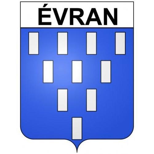 Évran 22 Ville Stickers Blason Autocollant Adhésif - Taille : 17 Cm on Productcaster.