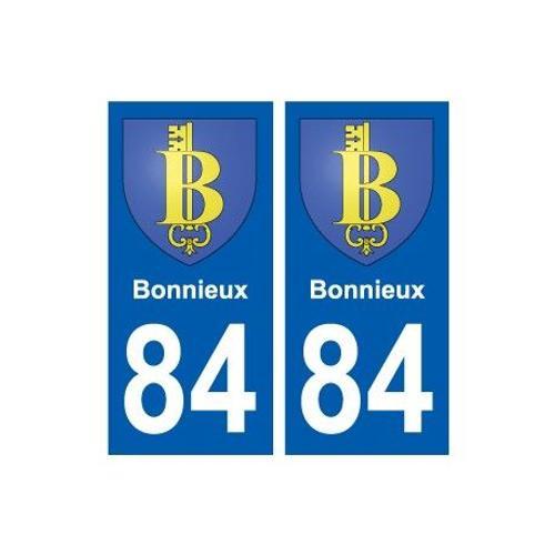 84 Bonnieux Blason Autocollant Plaque Stickers Ville - Couleur : Dr... on Productcaster.