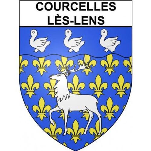 Courcelles-Lès-Lens 62 Ville Stickers Blason Autocollant Adhésif - ... on Productcaster.