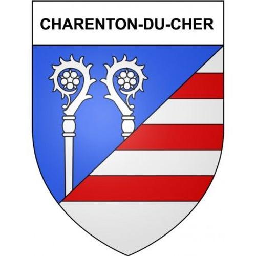 Charenton-Du-Cher 18 Ville Stickers Blason Autocollant Adhésif - Ta... on Productcaster.