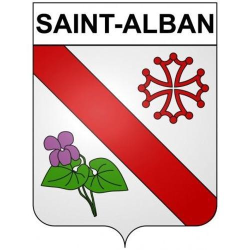 Saint-Alban 31 Ville Stickers Blason Autocollant Adhésif - Taille :... on Productcaster.