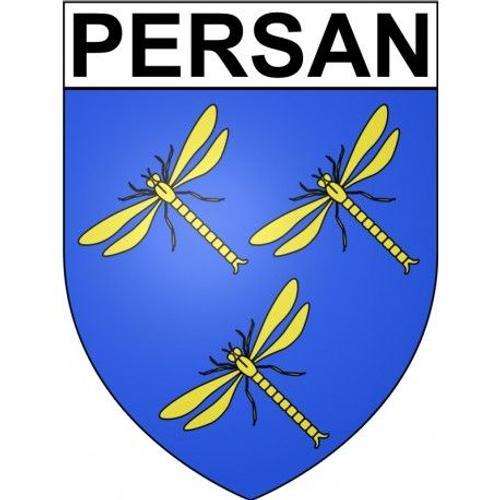 Persan 95 Ville Stickers Blason Autocollant Adhésif - Taille : 17 Cm on Productcaster.