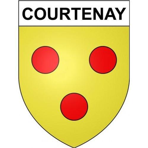 Courtenay 45 Ville Stickers Blason Autocollant Adhésif - Taille : 8... on Productcaster.