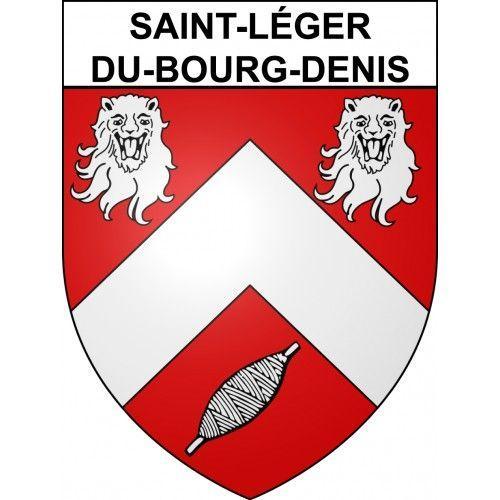 Saint-Léger-Du-Bourg-Denis 76 Ville Sticker Blason Écusson Autocoll... on Productcaster.