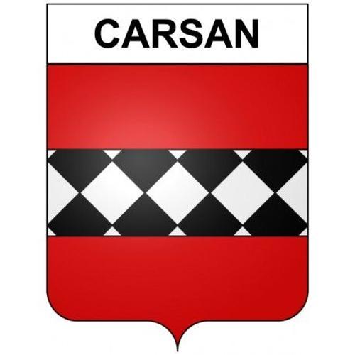 Carsan 30 Ville Stickers Blason Autocollant Adhésif - Taille : 4 Cm on Productcaster.