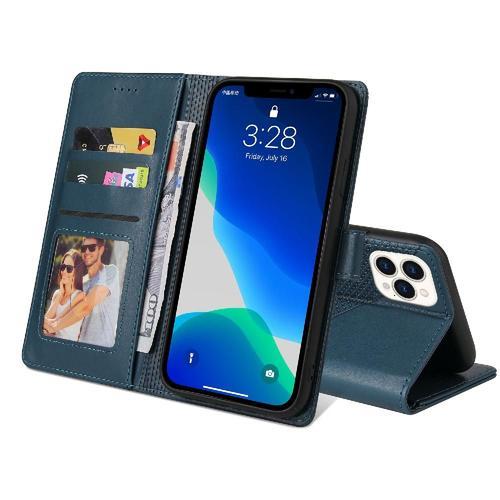 Flip Étui Pour Iphone 13 Pro Cuir Premium Trois Fentes Pour Cartes ... on Productcaster.