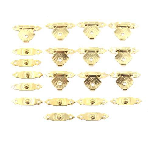 10pc Bijoux Boîte-Cadeau Décoratif Moraillon Loquet Mini Antique Fe... on Productcaster.