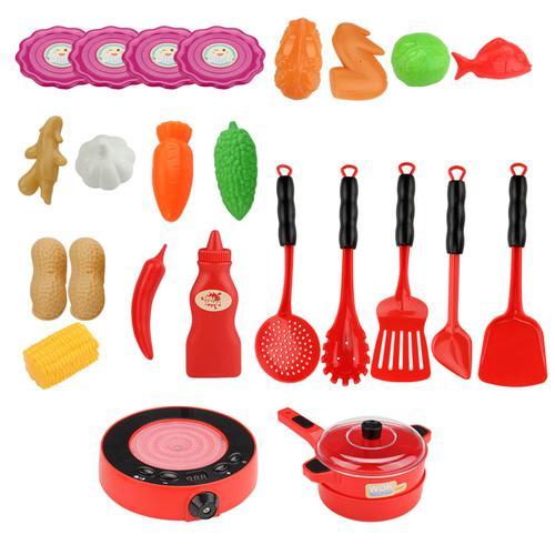 Jouet De Cuisine Pour Enfants, 25 Pièces, Ensemble De Cuisine, Joue... on Productcaster.