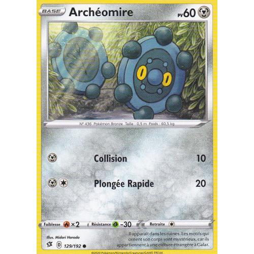 Carte Pokemon - Archéomire - 129/192 - Épée Et Bouclier 2 Clash Des... on Productcaster.