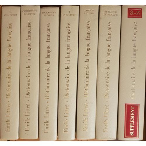 Emile Littre - Dictionnaire De La Langue Francaise 7 Volumes on Productcaster.