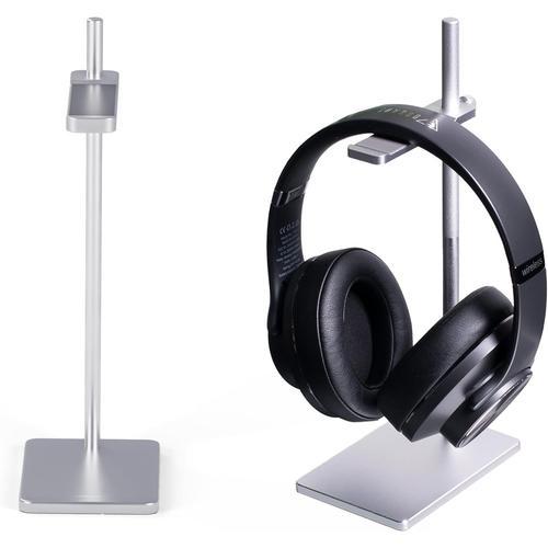 Argenté. Crescendo Support De Bureau Pour Casque En Aluminium, Acce... on Productcaster.