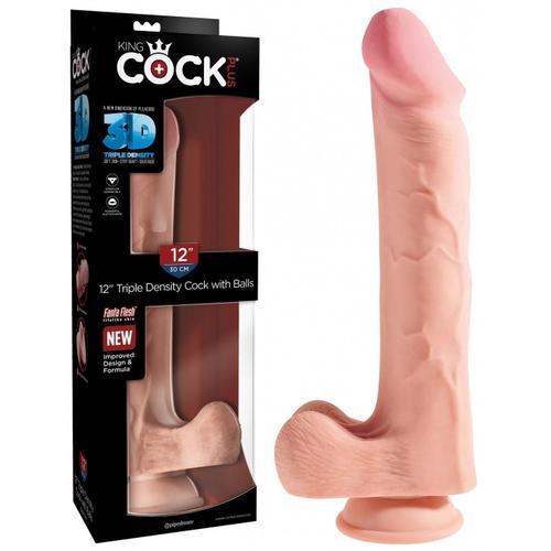 Gode Triple Densite Toucher Peau - 33 Cm King Cock on Productcaster.