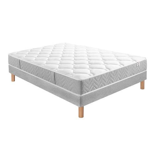 Ensemble Matelas Douces Nuits Morpheo Mousse Hr 42g/M3 + Sommier Ba... on Productcaster.