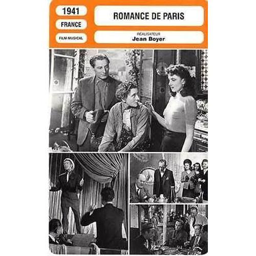 Fiche Monsieur Cinema Romance De Paris on Productcaster.