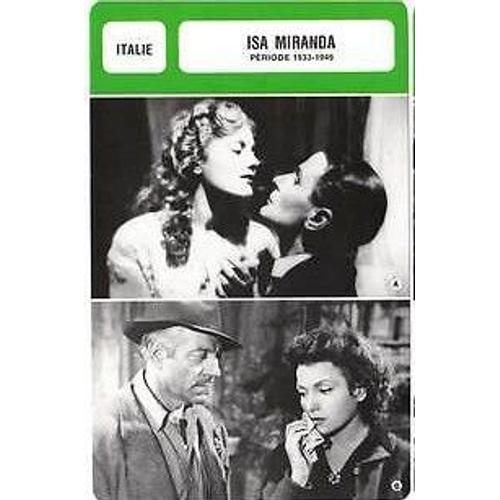 Fiche Monsieur Cinema Isa Miranda 1933-1949 on Productcaster.