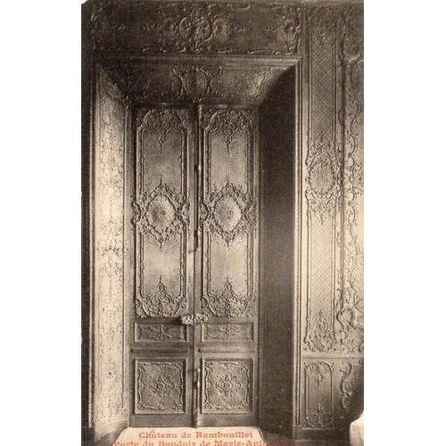 Carte Postale Ancienne - Château De Rambouillet - Porte Du Boudoir ... on Productcaster.