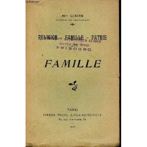 Religion - Famille - Patrie - Famille. on Productcaster.