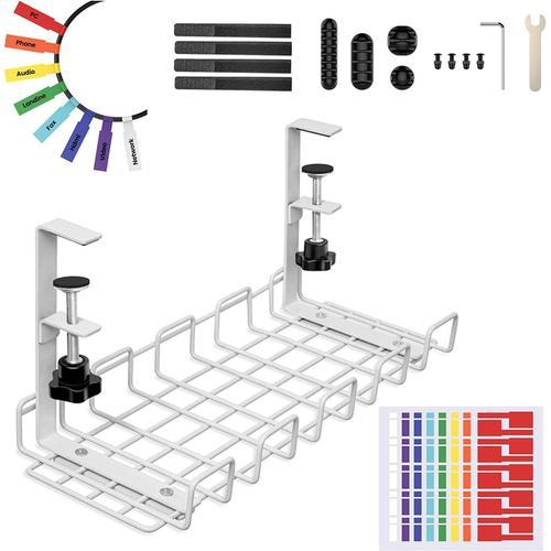Plateau De Gestion des Câbles sous Bureau, Robuste Et élégant Range... on Productcaster.