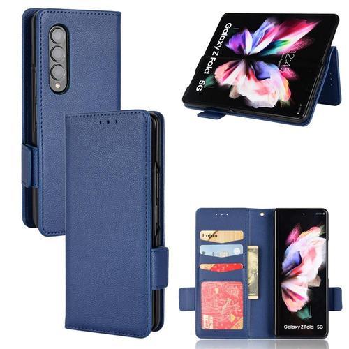 Étui Pour Samsung Galaxy Z Fold 4 Cuir Pu Portefeuille Titulaire De... on Productcaster.