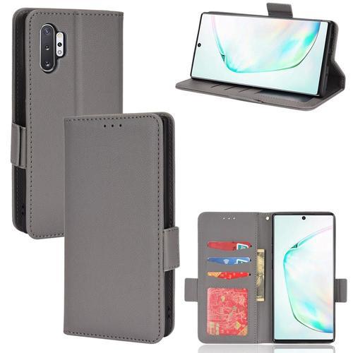 Étui Pour Samsung Galaxy Note 10 Plus Cuir Pu Boucle Latérale Titul... on Productcaster.