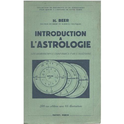 Introduction À L'astrologie / 200 Cas Célèbres Avec 66 Illustrations on Productcaster.