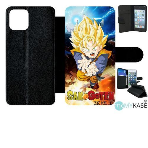 Etui À Rabat Iphone 11 Pro - Dragon Ball Son Goten Fury - Simili-Cu... on Productcaster.