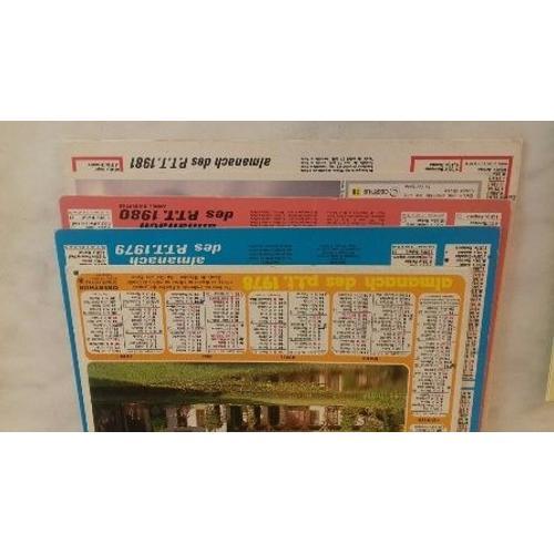 Lot De 16 Calendriers Ptt (La Poste) on Productcaster.