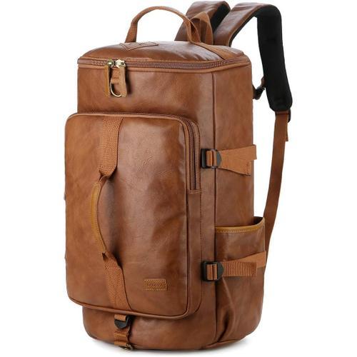 Marron Hb-26 Sac Fourre-Tout En Cuir 3 Voies Pour Homme Sac Fourre-... on Productcaster.