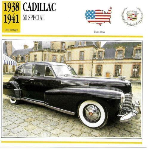 Fiche Atlas Voiture Cadillac 60 Spécial on Productcaster.