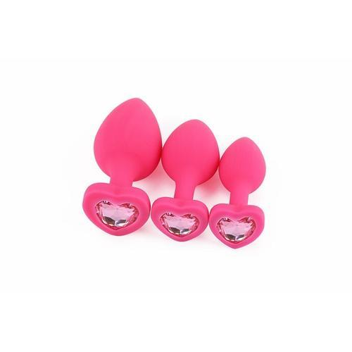 3 Pièces Comme 1 Ensemble Grand Moyen Petit Nouveau Coeur Silicone ... on Productcaster.