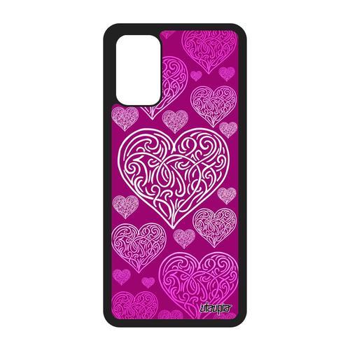 Coque Pour S20+ Plus Silicone C Ur Noir Symbole Love Housse Rose Am... on Productcaster.