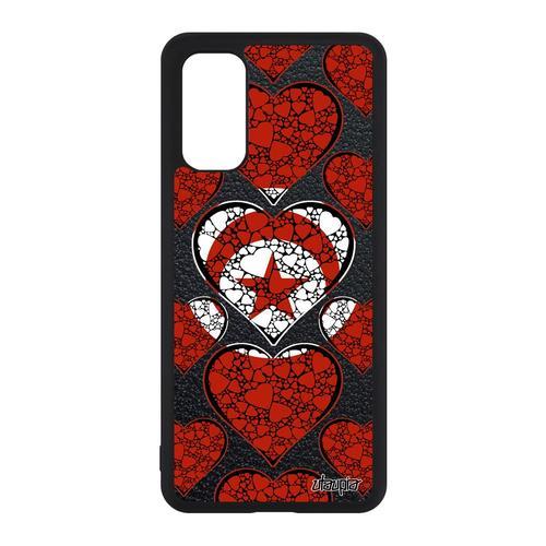 Coque Samsung S20 Silicone Drapeau Tunisie Tunisien Coeur Football ... on Productcaster.