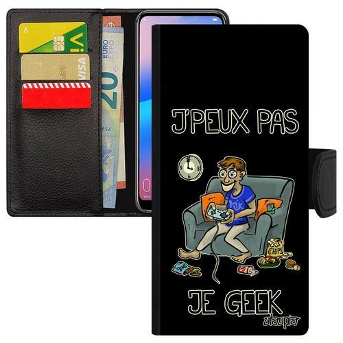 Coque J'peux Pas Je Geek Pour P40 Lite Simili Cuir Silicone Gamer H... on Productcaster.