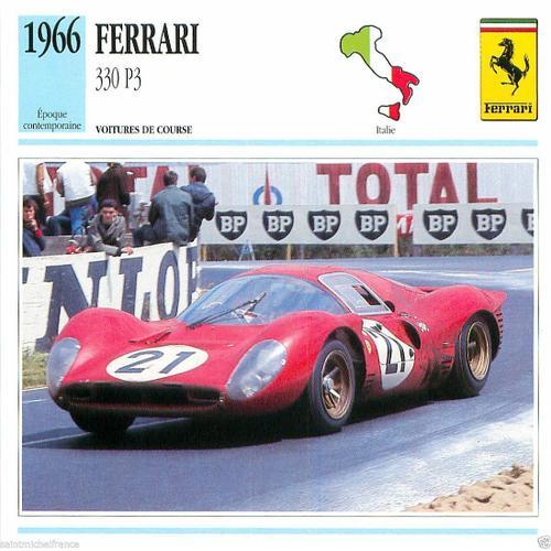 Fiche Atlas Voiture Ferrari 330 P3 on Productcaster.