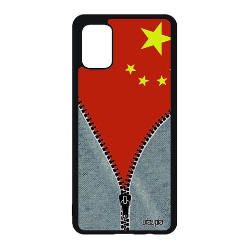 Coque Pour A51 Silicone Drapeau Chine Chinois Jeans Coupe Du Monde ... on Productcaster.