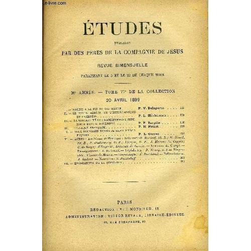 Etudes Religieuses, Philosophiques, Historiques Et Littéraires Tome... on Productcaster.