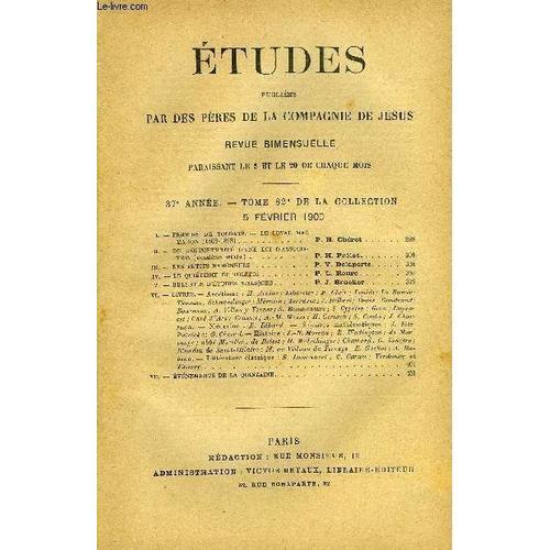 Etudes Tome 82 N° 3 - Figures De Soldats, Le Loyal Macmahon (1808-1... on Productcaster.