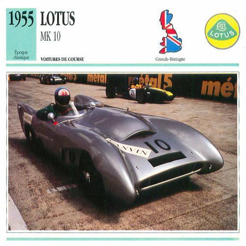 Fiche Atlas Voiture Lotus Mk10 on Productcaster.